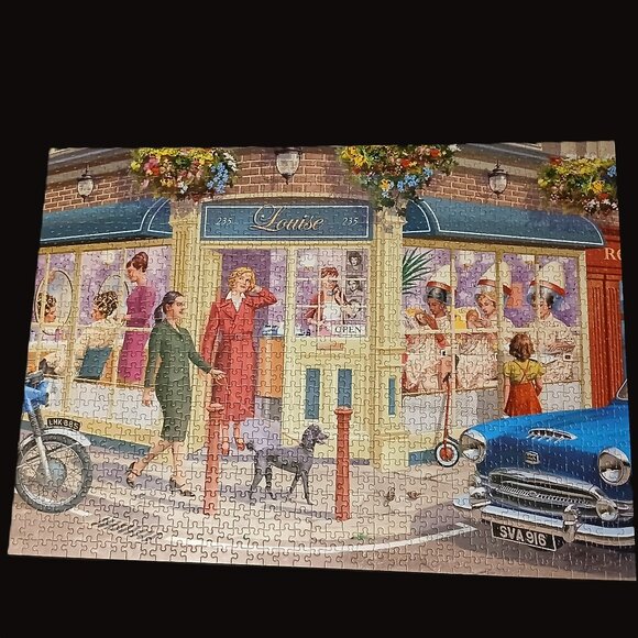 Falcon De Luxe The Hairdressers Jigsaw Puzzle, 1000 Pieces - Picture 2 of 2